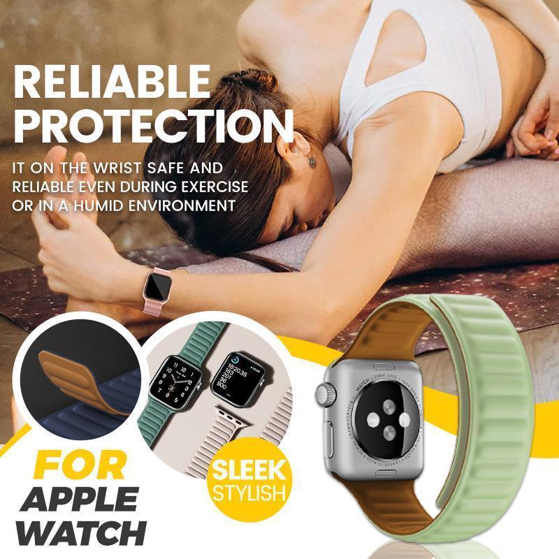 Bracelet magnétique en silicone pour Apple Watch