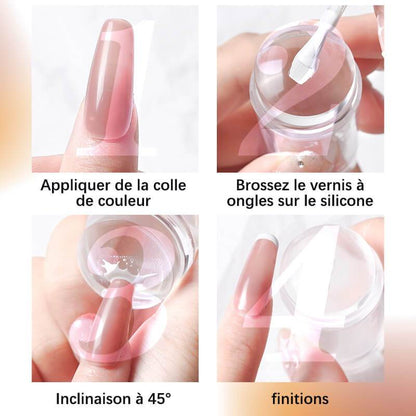 ✨✨2021 Tampon à ongles pour manucure française facile