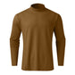 T-shirt à manches longues et col montant pour hommes