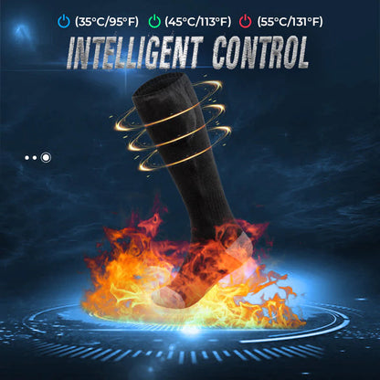 Chaussettes chauffantes rechargeables